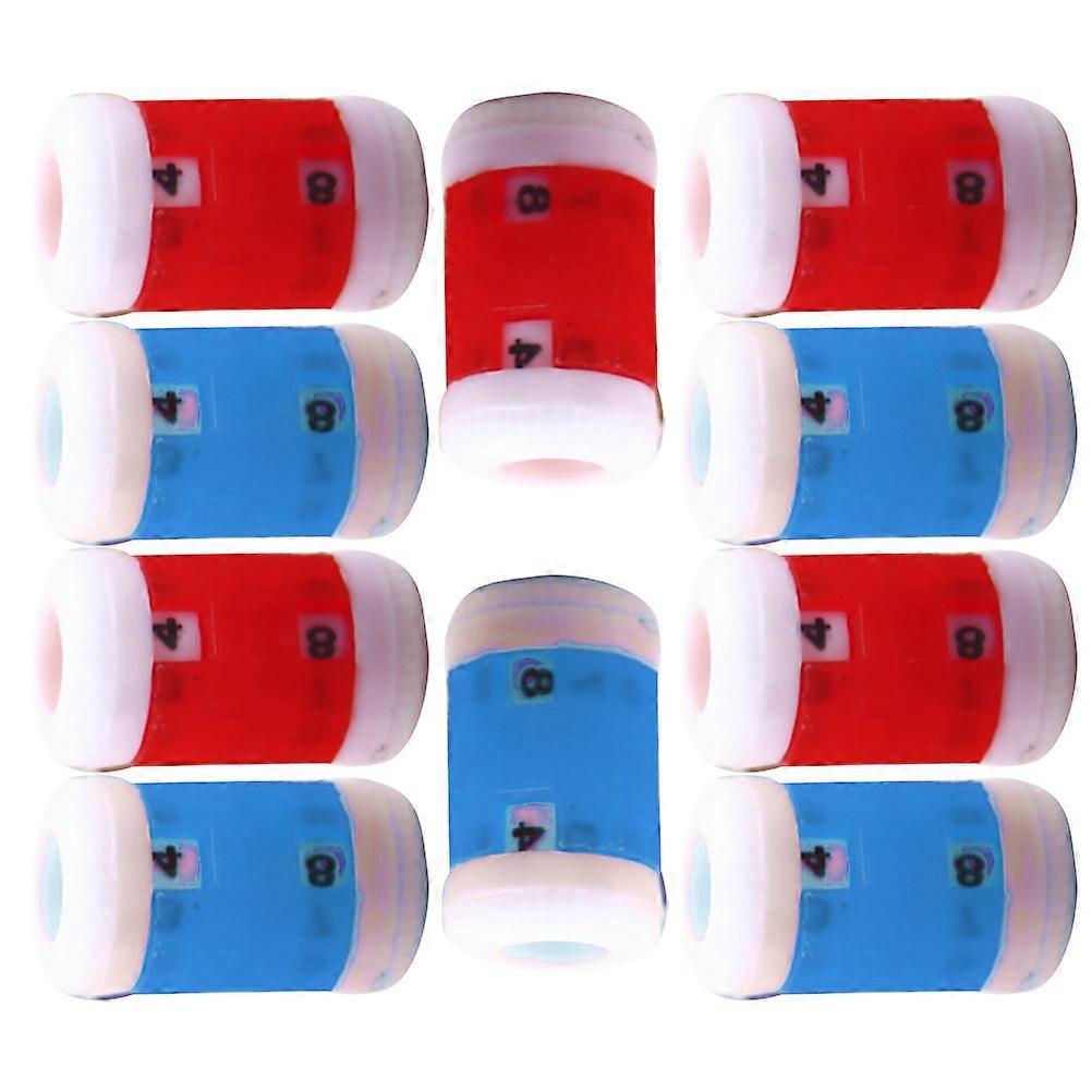 Knitting Accessories Set 30 Pcs Needle Markers Rectangular Count Tracking Weaving for Craft Projects and Beginners Assorted Colors