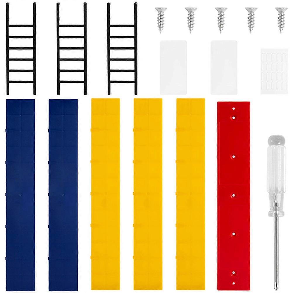 Practical Perfume Shelf for Wall Hanging ABS Figurine Rack Strong and Compact Design Assorted Color