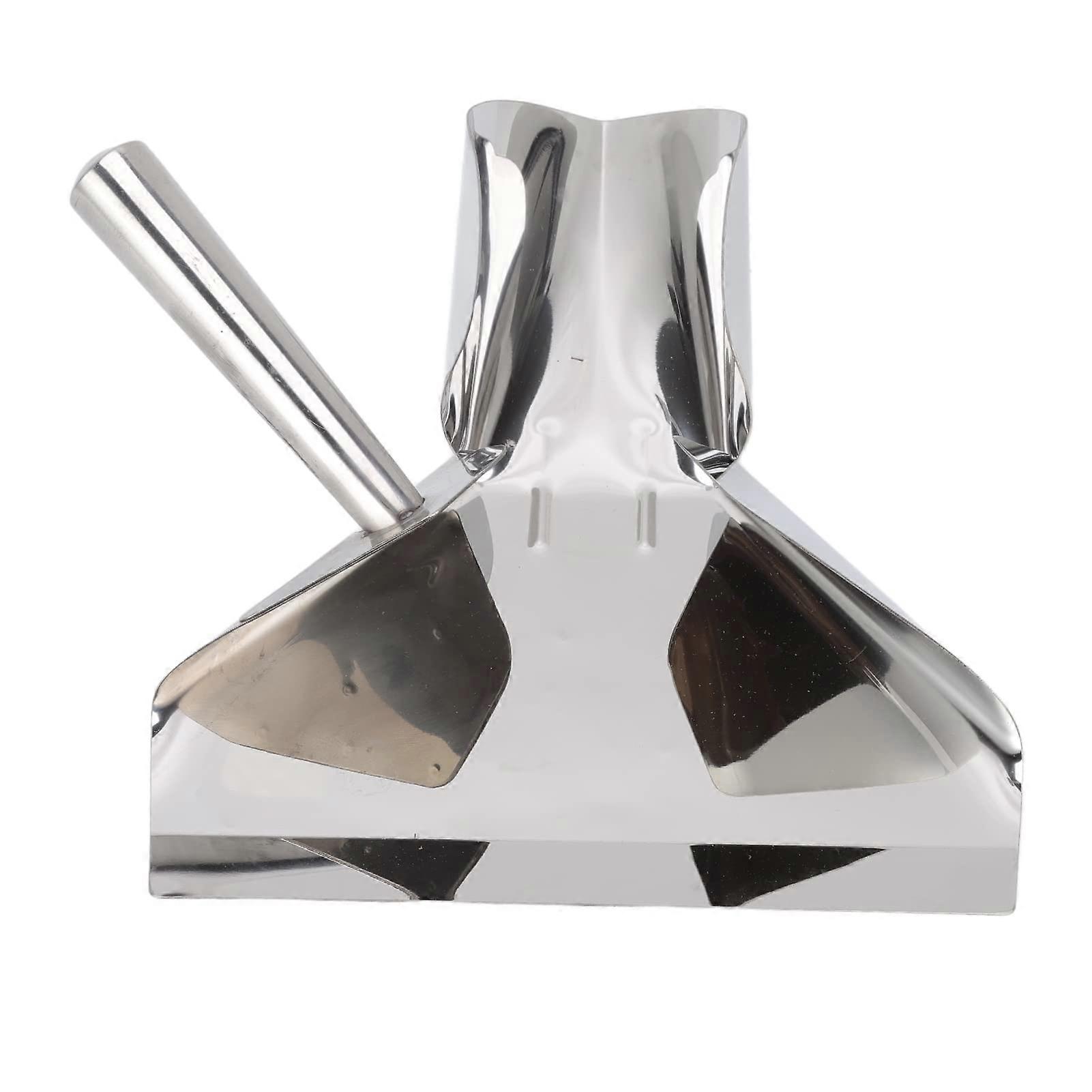 Stainless Steel Popcorn Scoop with HeatResistant Handle for Fast Food and Snack Serving