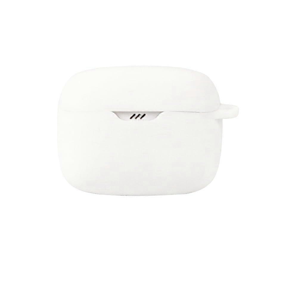 Bluetooth Earphone Case Cover For JBL Tune Buds, Shockproof Silicone, White