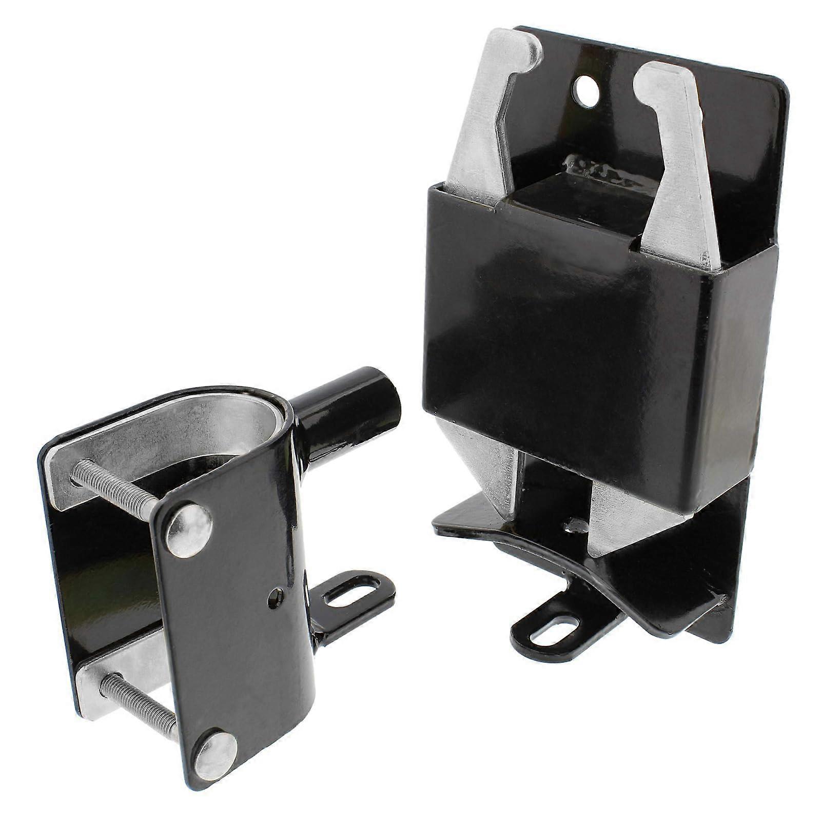 Heavy Duty Fence Latch with Double Tongue Lock, Rustproof Galvanized Steel for Barn and Livestock