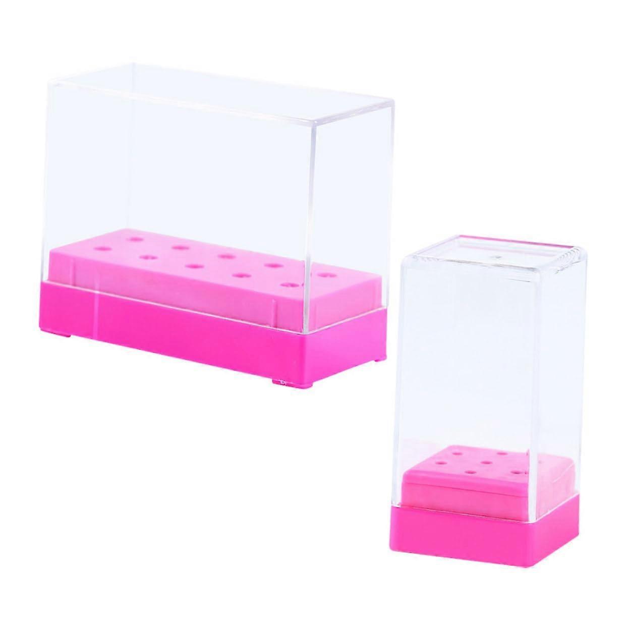 Nail Drill Bit Holder Case with Dustproof Protection and Quick Access for Professional and Home Use