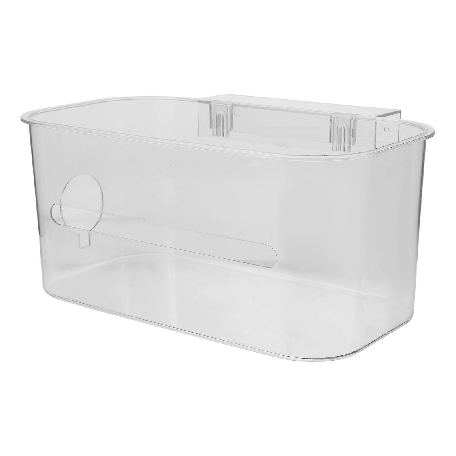 Transparent Bedside Hanging Basket for Storage Organizer in Acrylic Material