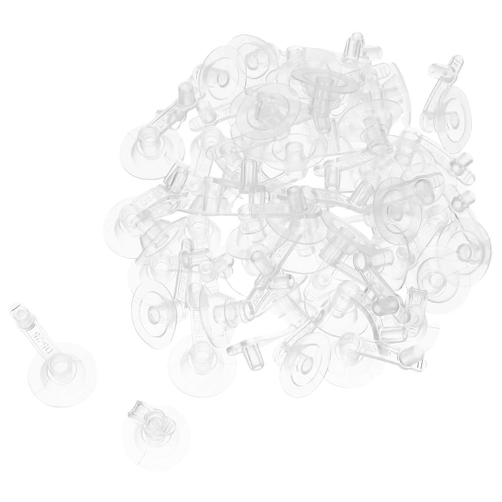 PVC Air Pump Adapter Nozzle for Inflatable Use 50Pcs Plastic Replacement