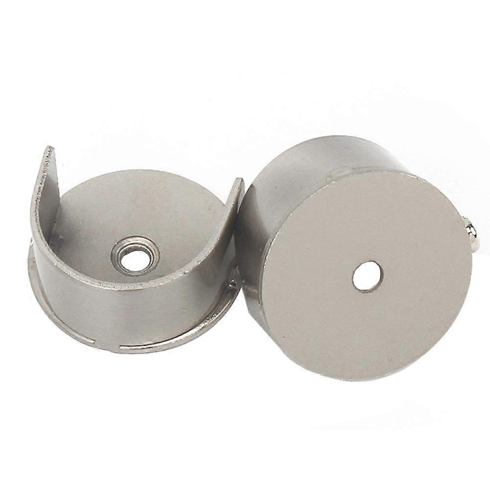 Curtain Accessories Curtain Rod Bracket for Supporting 2Pcs Iron Silver