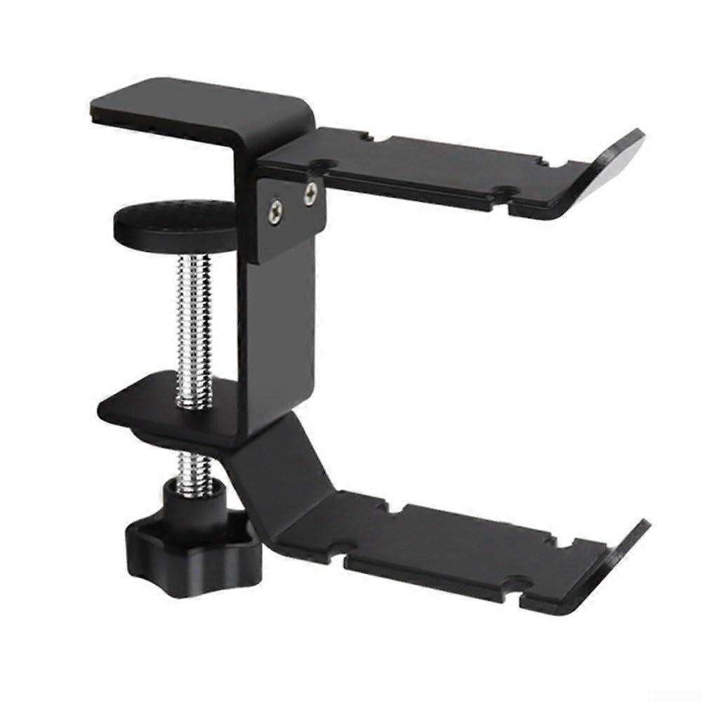 Headphone Stand with Rotatable Double Hooks and Carbon Steel Wall Mount for SpaceSaving Storage