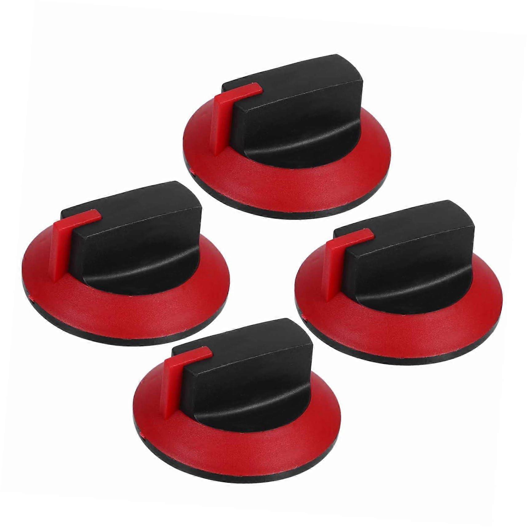 4pcs Gas Stove Knobs with Locks for Gas Hob Replacement, Ergonomic Touch Control, Durable Quality