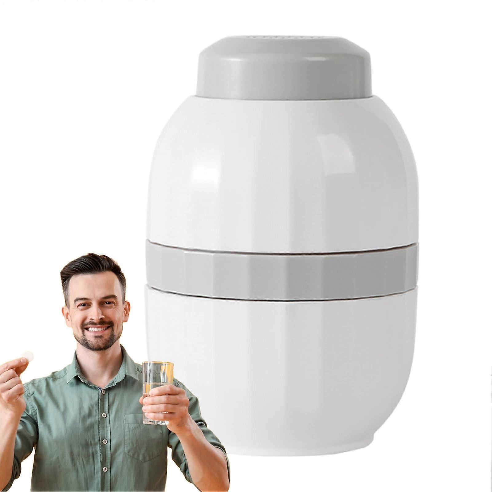 Pill Cutter with Safe Automatic Closure, Accurate Tablet Splitter and MultiLayer Storage for Seniors