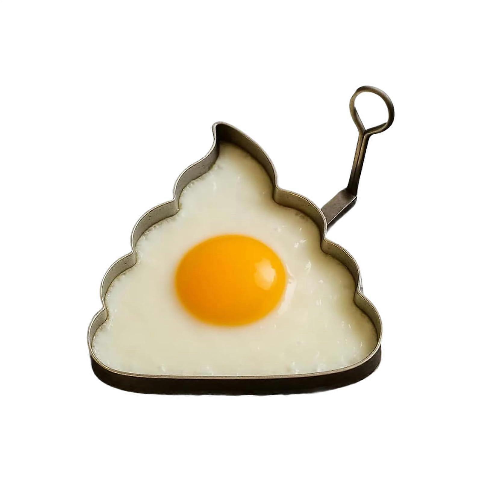 Egg Moulds NonStick Easy Release Pancake Mould Creative Shapes Heat Resistant for Breakfast