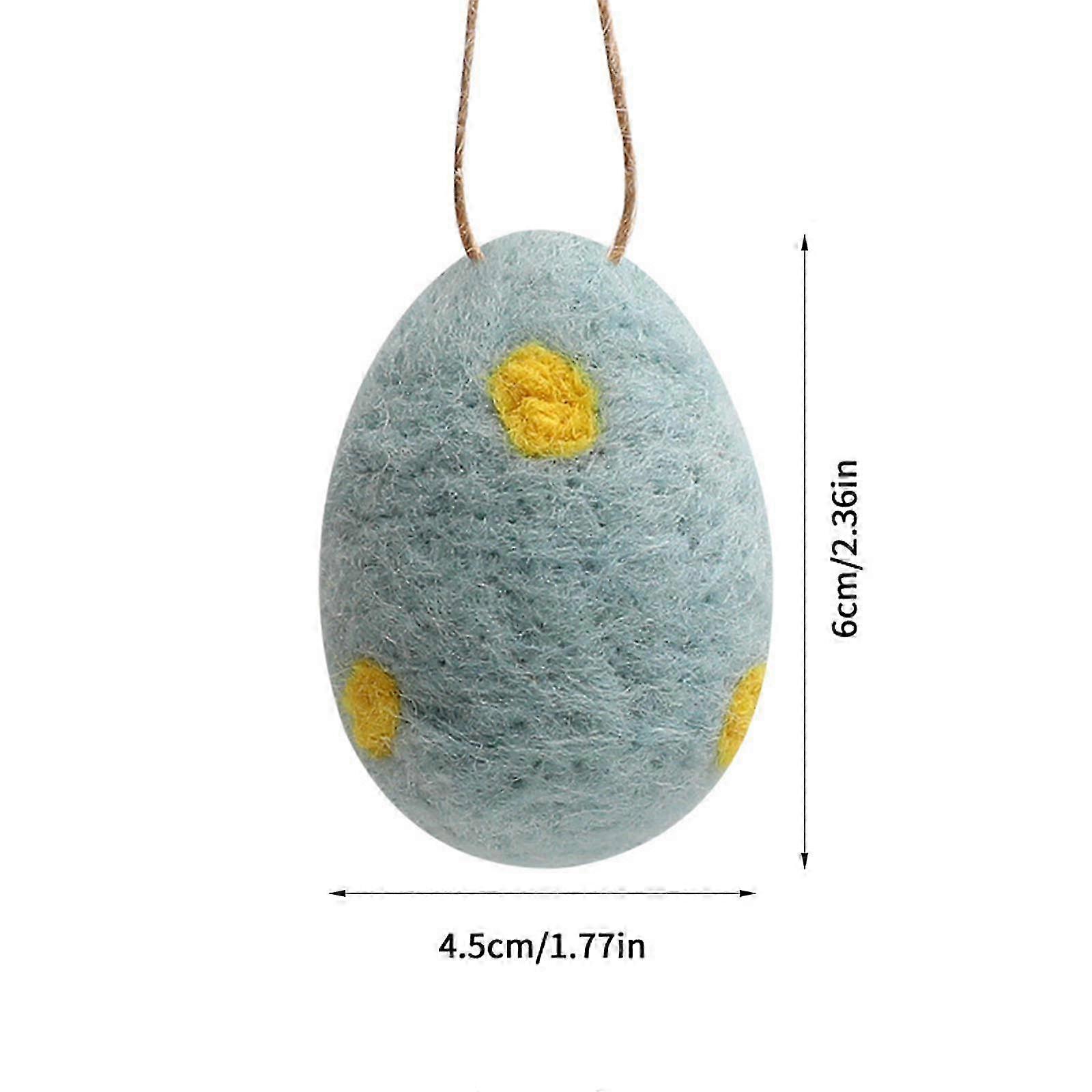 2026 Easter Simulation Wool Foam Wreath Decoration PUW3801