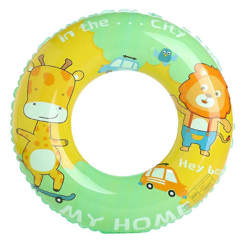 Pool Inflatable Swim Ring Animal Pattern for Portable Use 4Pcs