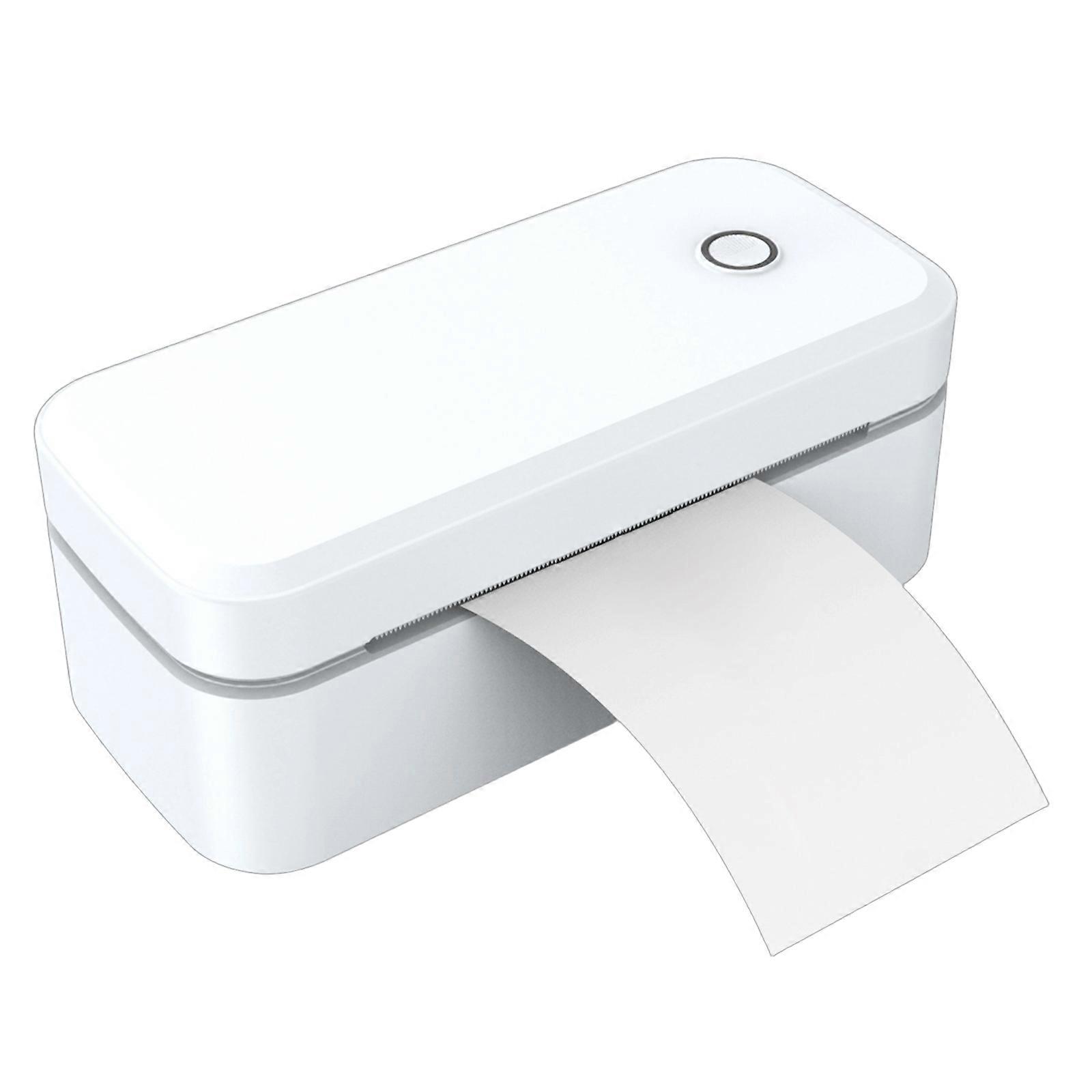 Thermals Label Printer Using Heat Sensitive Technology No Inks Required for Cost Effective Business Printing  White