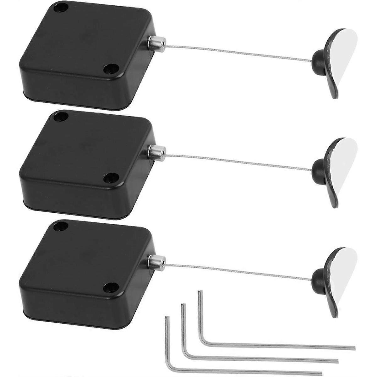 Retractable Remote Control Tethers, Remote Cable Lock , 6.6Ft /2M Remote Control Security Lock for