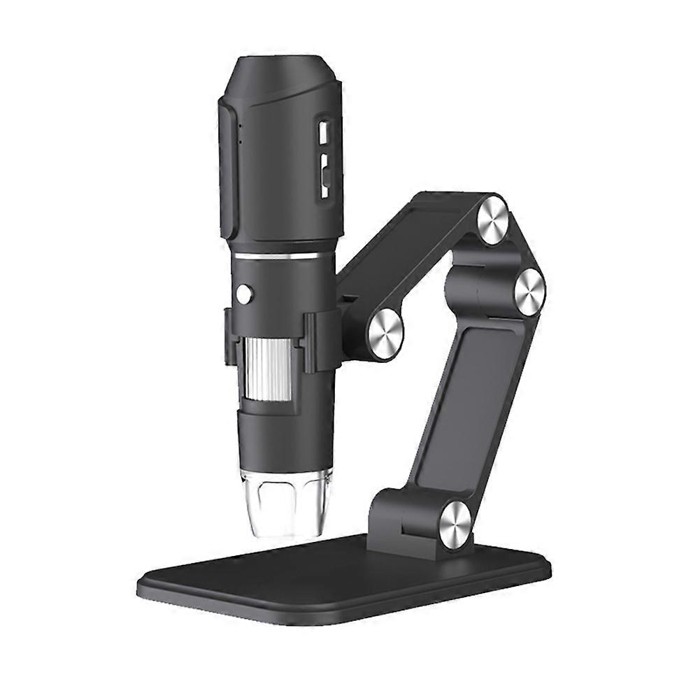 Wifi Digital Microscope 50X-1600X HD Electronic Microscopes with Adjustable Stand 8LED for Android/