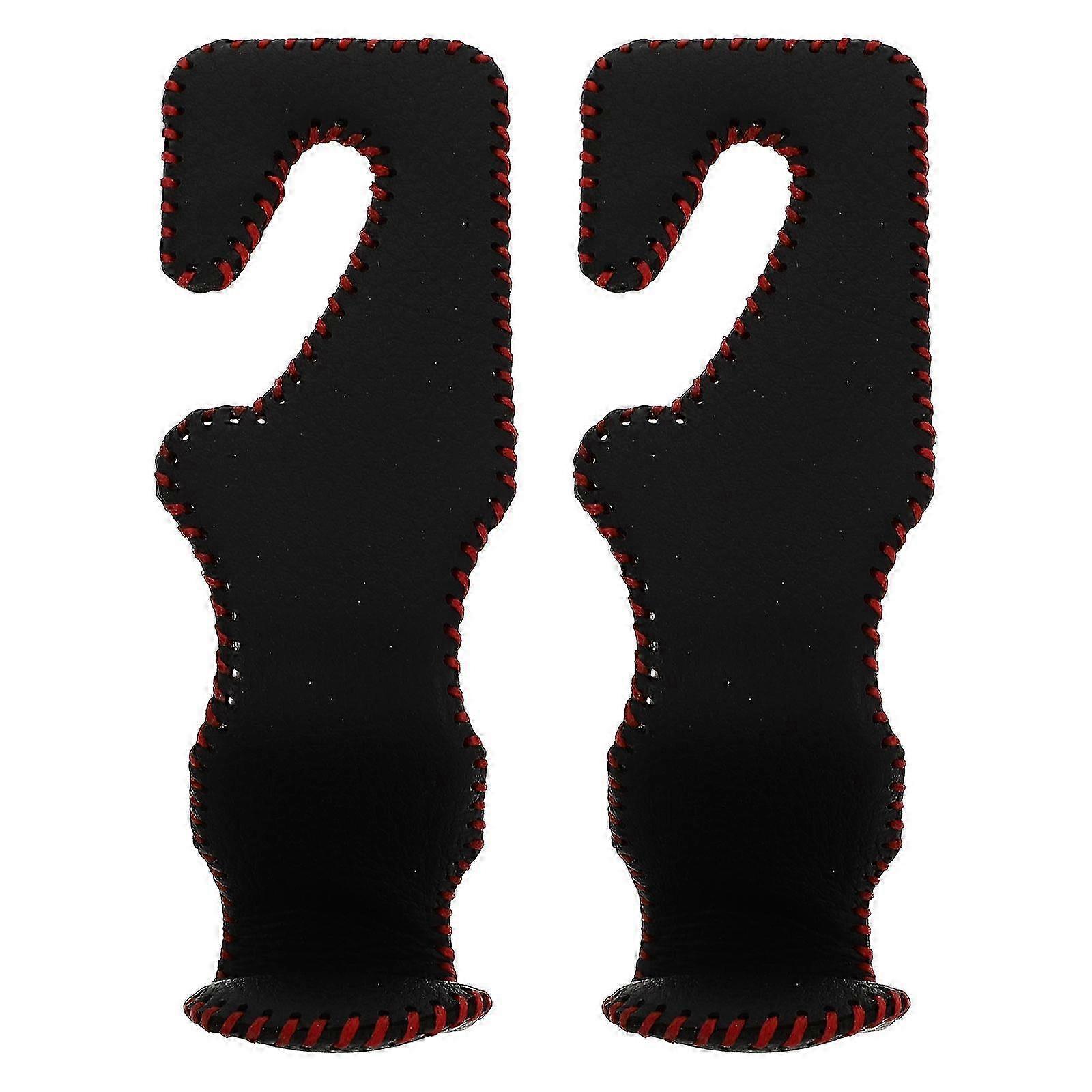 Car Back Seat Hooks for Multi-Functional Use 2Pcs PU Storage Hooks