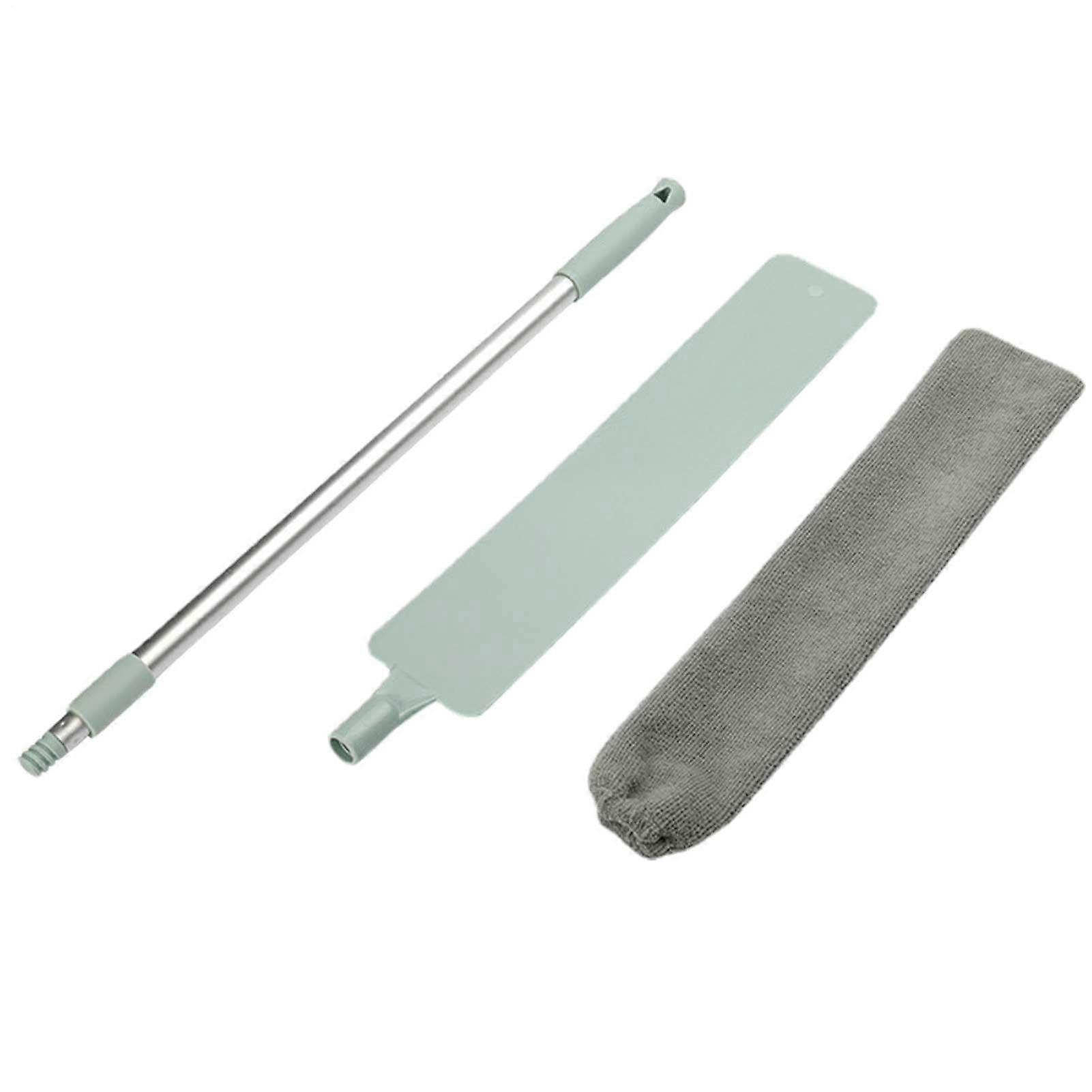 Microfiber Duster with Long Handle, Flexible Slim Head, Washable Brush for Narrow Spaces Cleaning