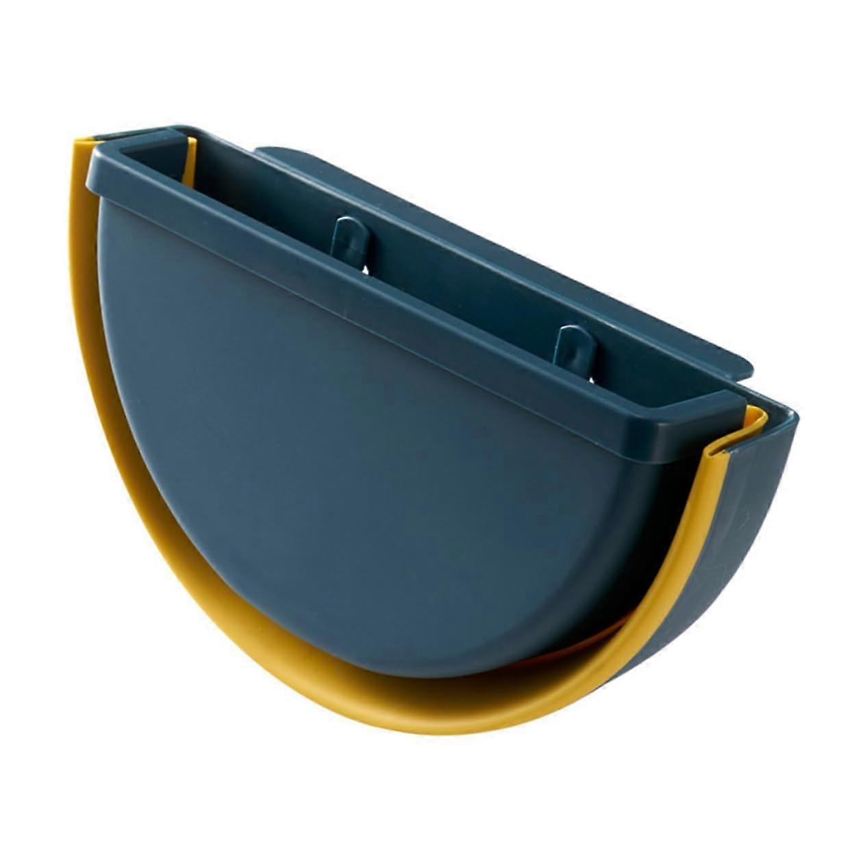 Wall Mounted Trash Can Foldable SpaceSaving Garbage Bin for Kitchen Cabinets Car and Home