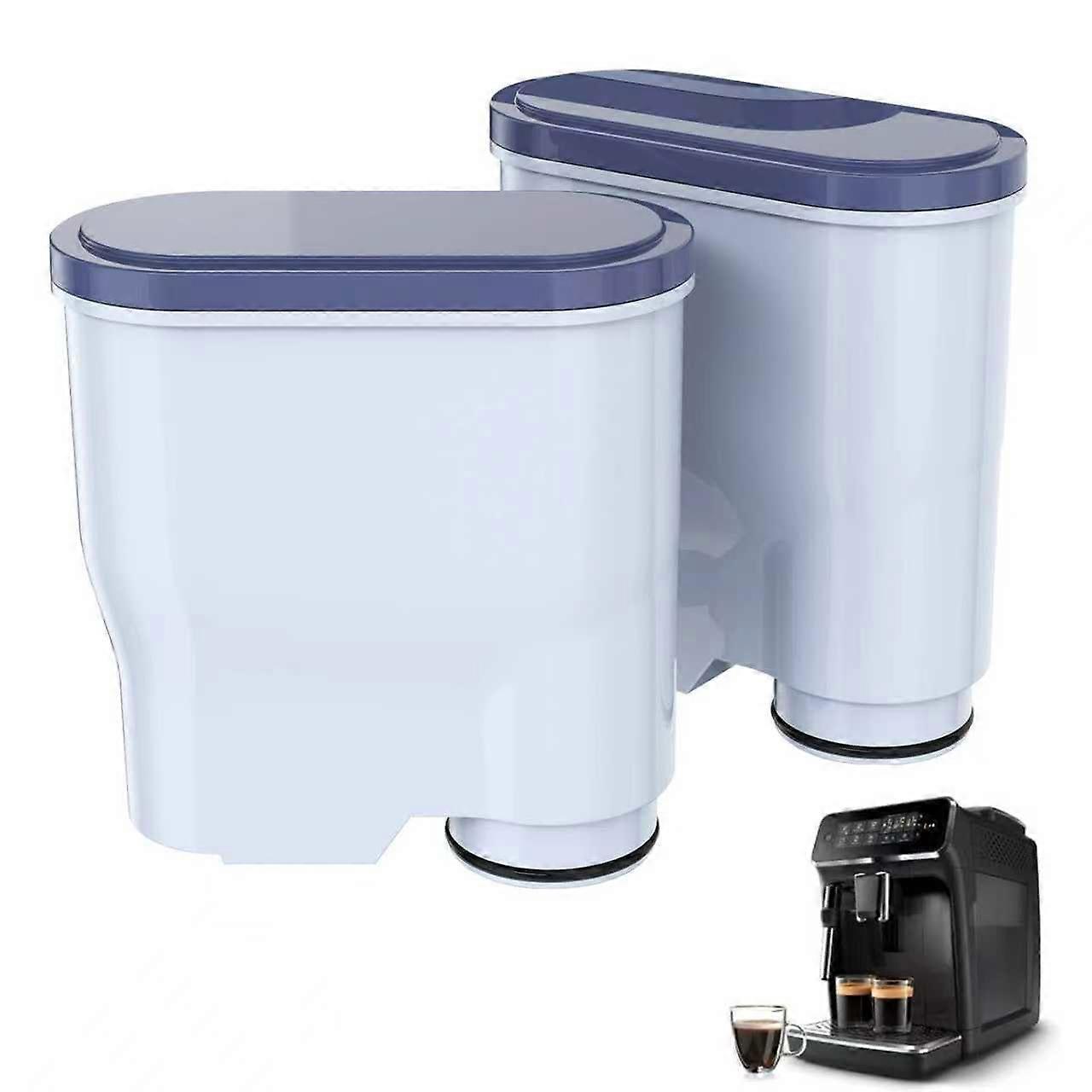 Coffee Machine Water Filter CA6903 for Saeco Philips Espresso, AntiLimescale, 2 Pack