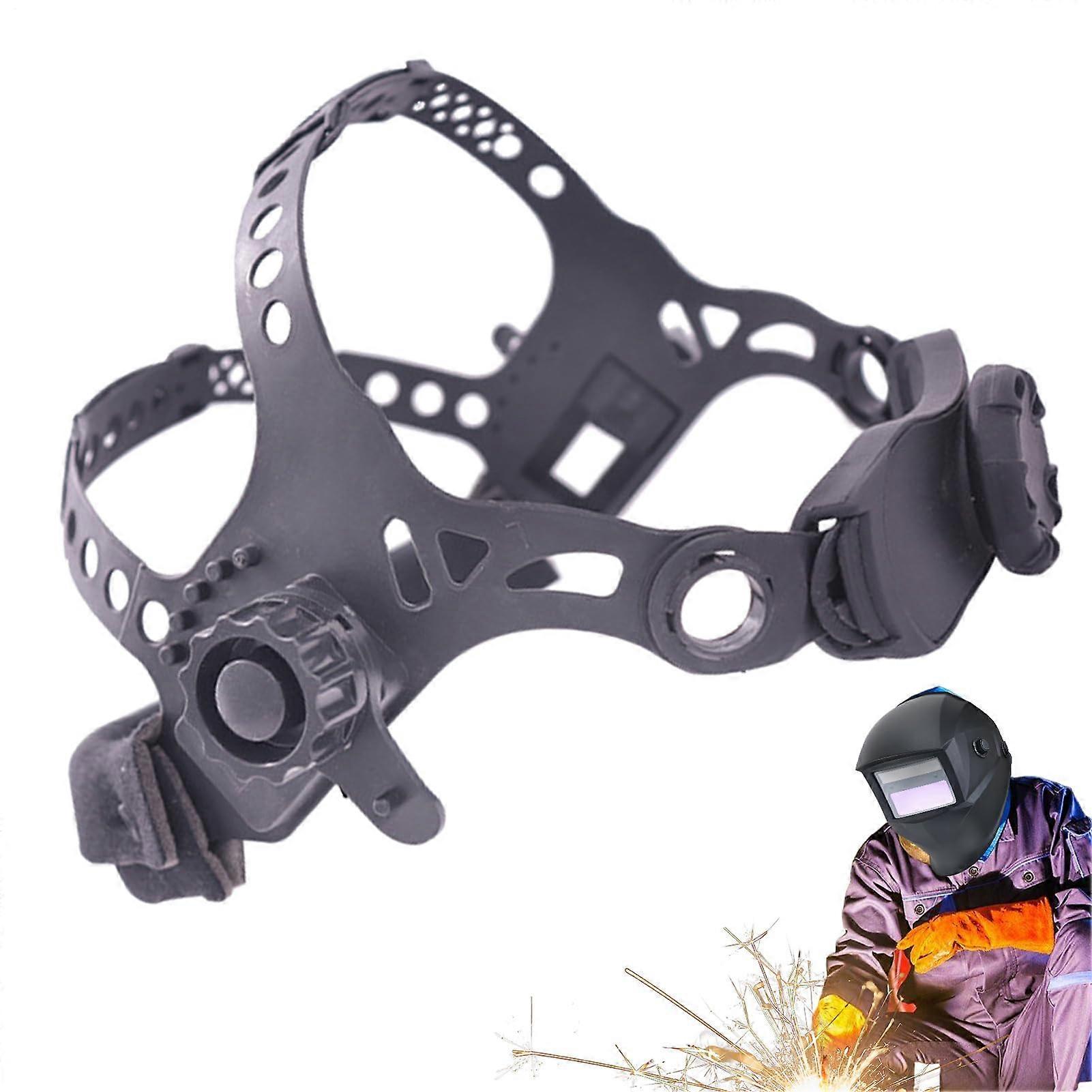 Welding Helmet Headgear Replacement with Adjustable Headband, Universal Fit, Secure Double Braced