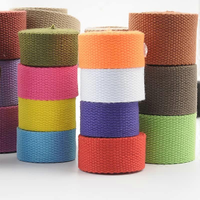 20mm Grey Canvas Webbing Strap 5m Heavy Load Capacity Abrasion Resistant for Bag Making