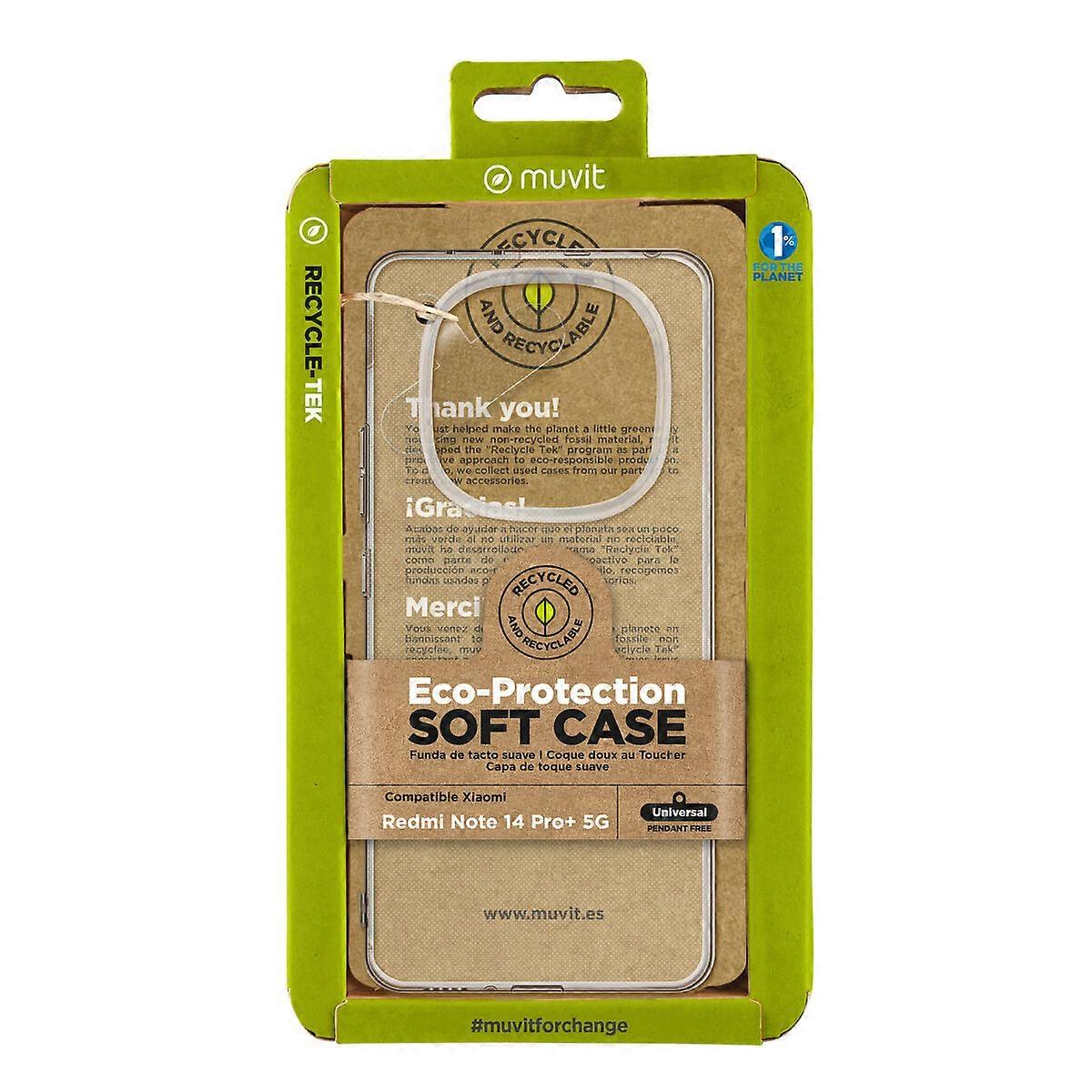 Mobile cover Muvit Xiaomi Redmi Note 14 Pro+ 5G Transparent