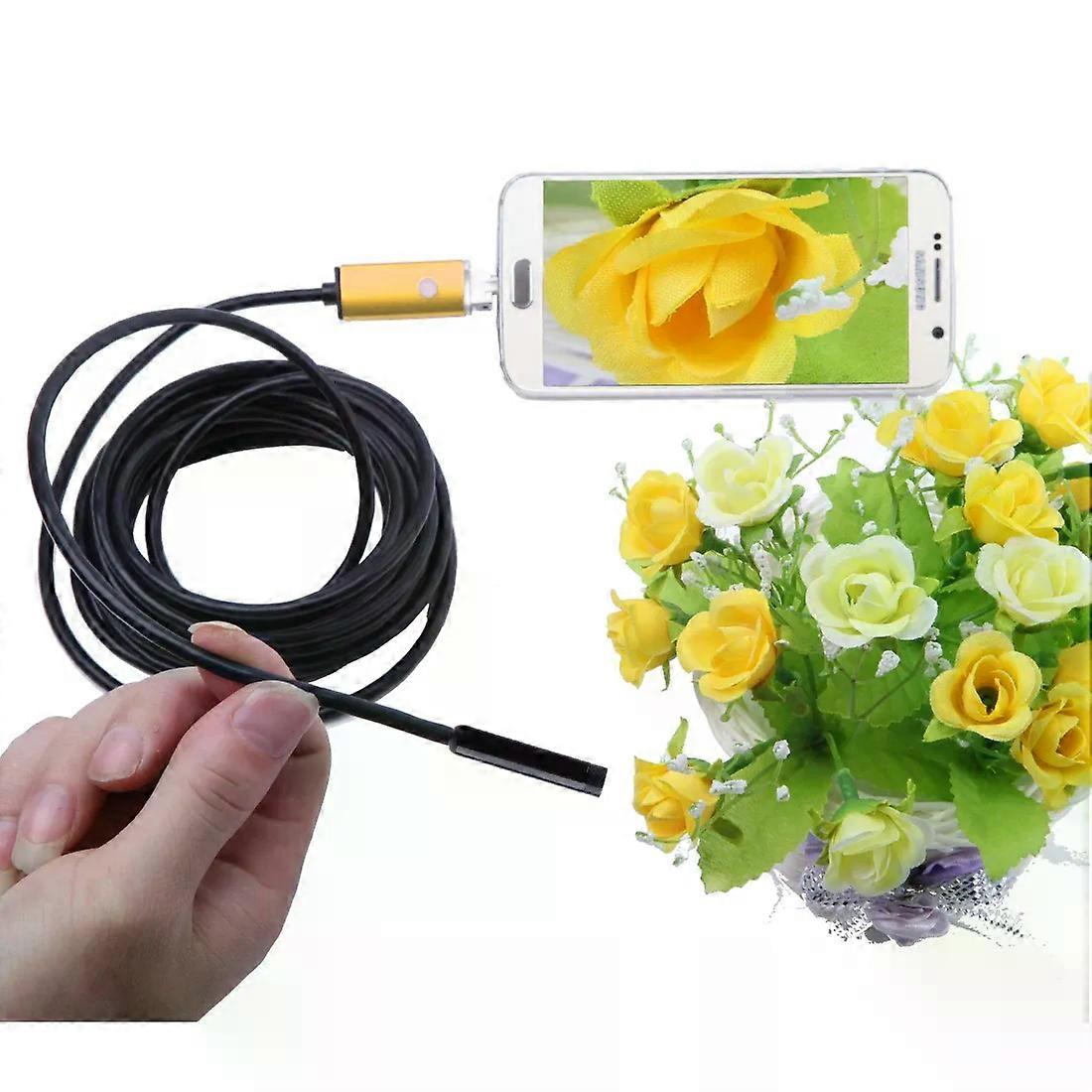 2in1 USB Endoscope Camera CMOS Borescope Inspection Otoscope Camera For Android and Computer Digital Microscope