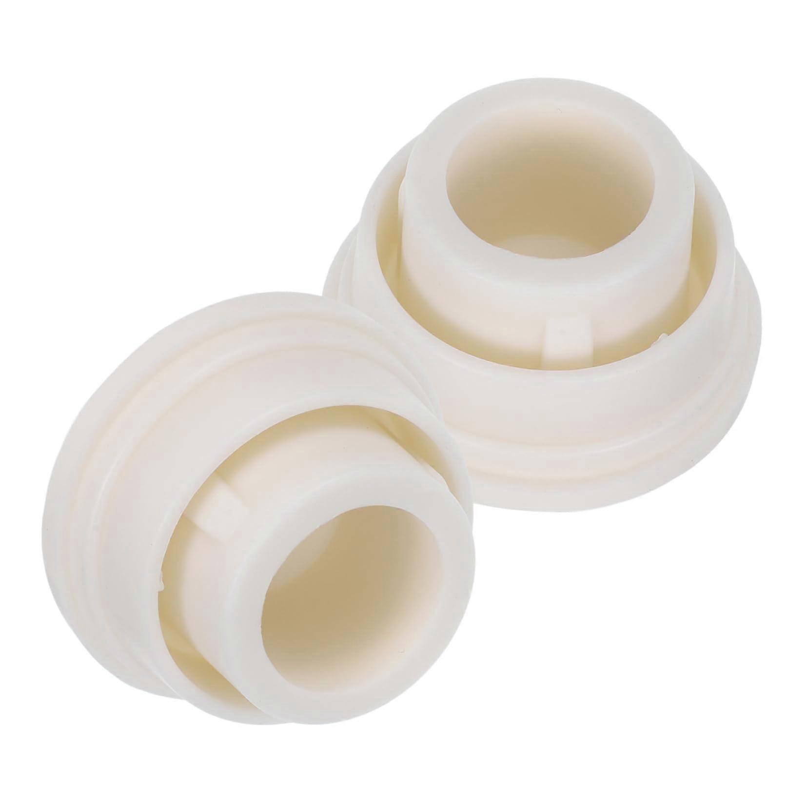 2pcs Rubber Pool Ladder Bumpers Caps for Inground Swimming Pool Steps Protection and Stability