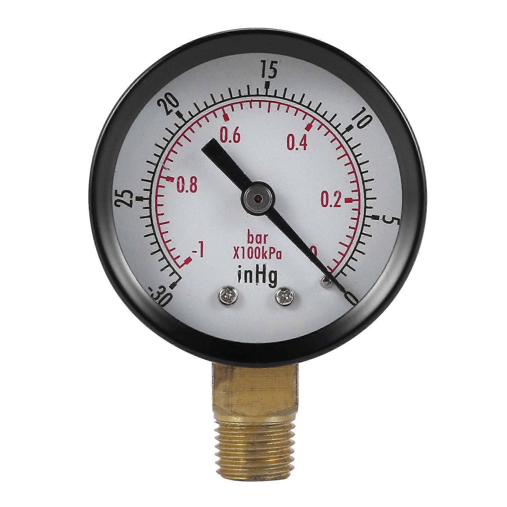 Mini Dial Pressure Gauge  scale Black