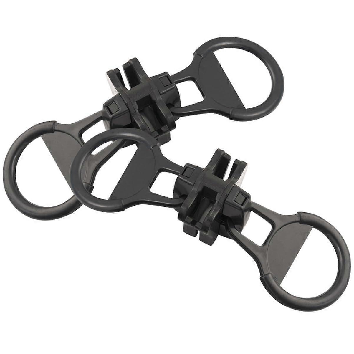 2pcs Durable Zipper Pull Replacement with Double Sliders for Jackets Coats Bags DIY