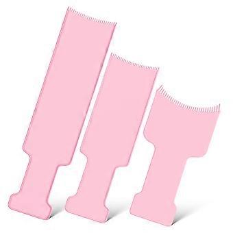 Haarkleuringskam en balayageplank set, 3-delige professionele haarkleuringsset met comfortabele handgreep