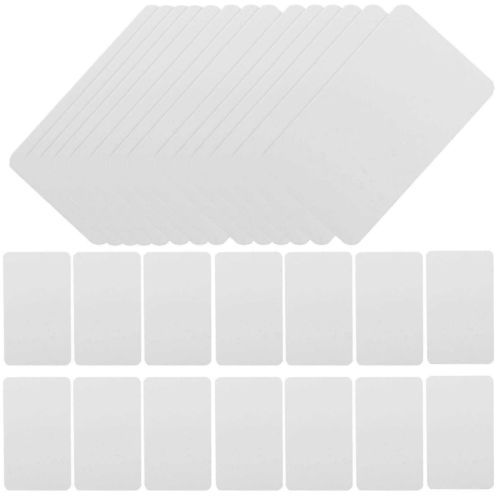 White Paper Blank Cards for Studying Use 100Pcs Note Cards Set