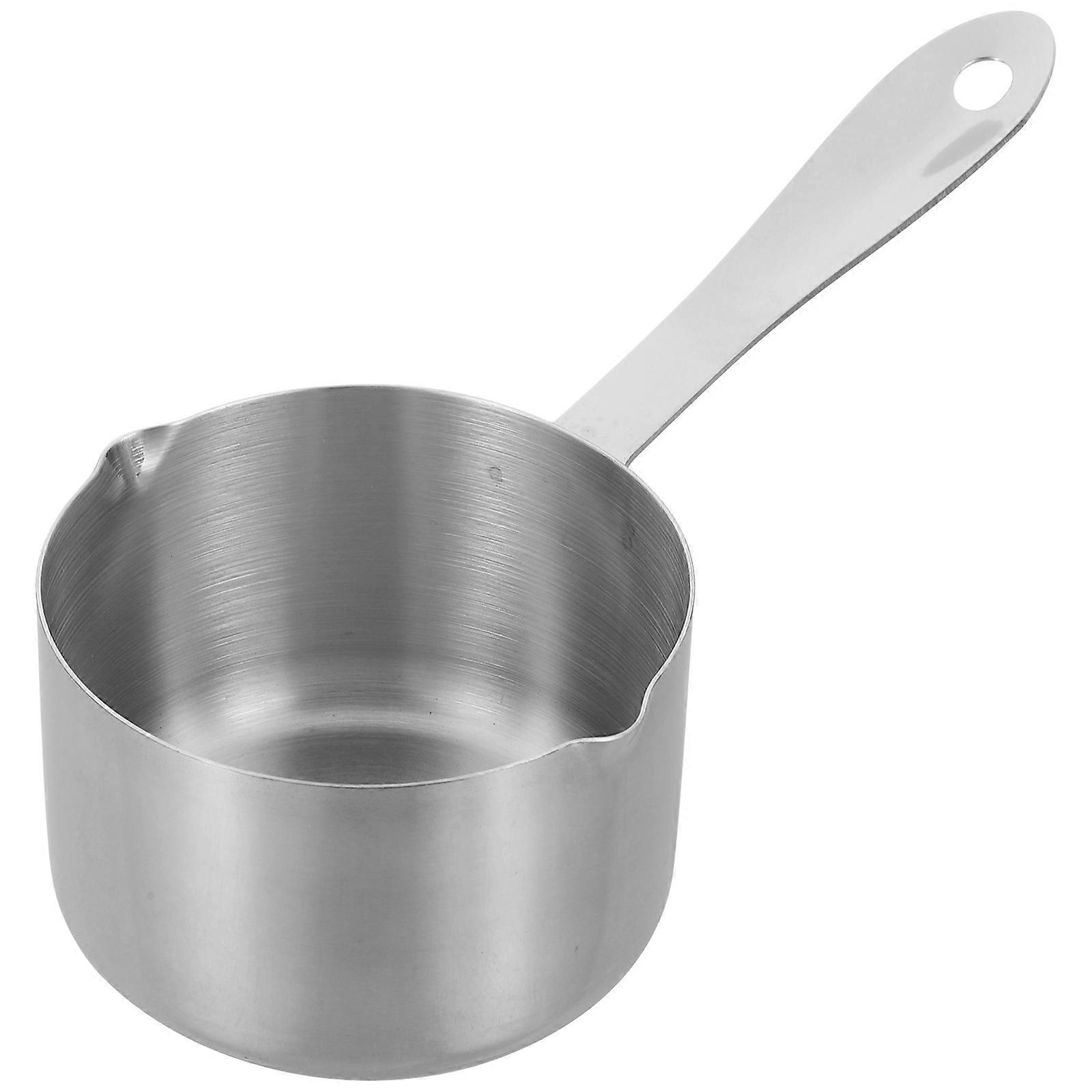 Small Milk Pan Nonstick for Kitchen Use Multiuse Stainless Steel