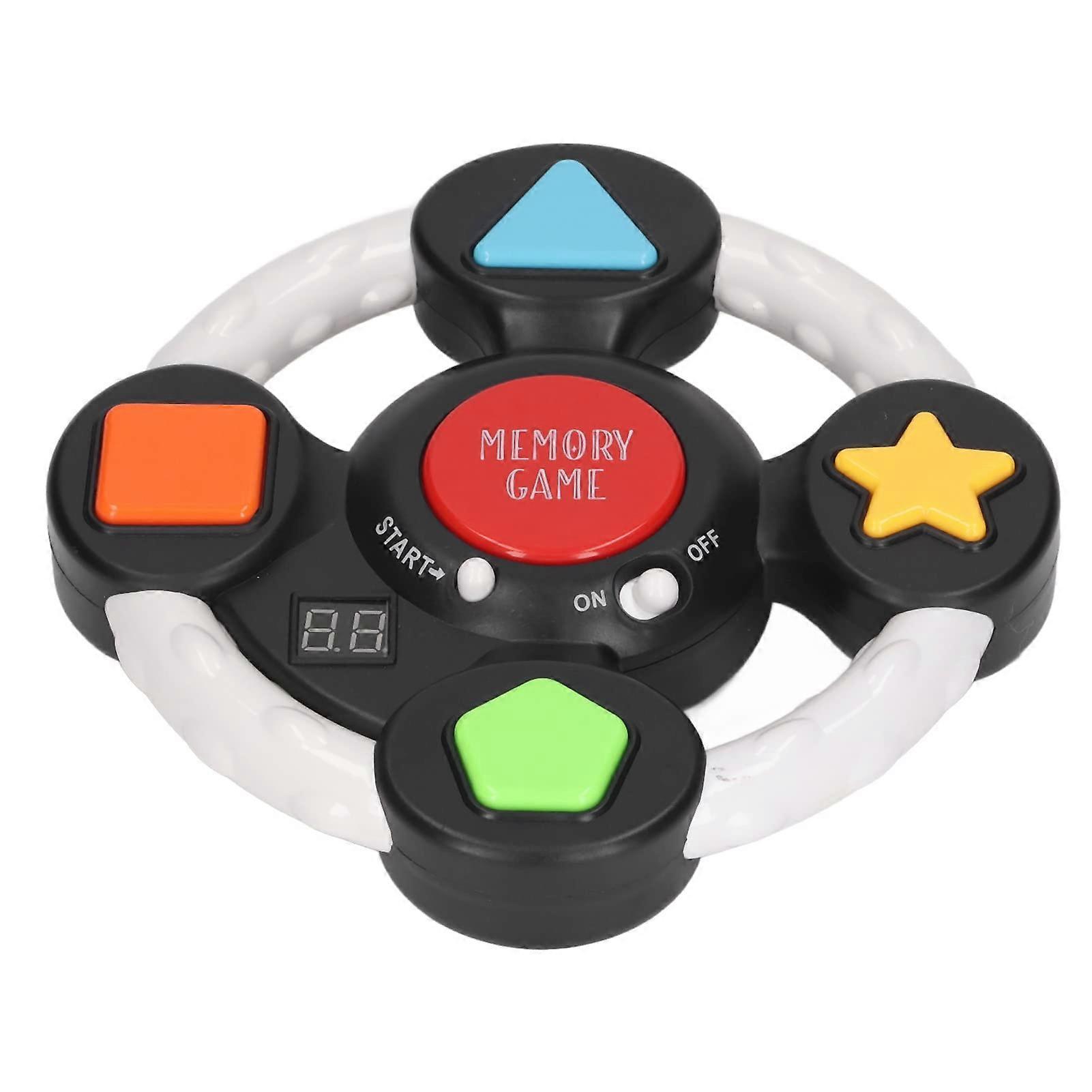 Electronic Handheld Memory Game, Flashing Light Sequence Challenge, Portable Brain Game for Teens