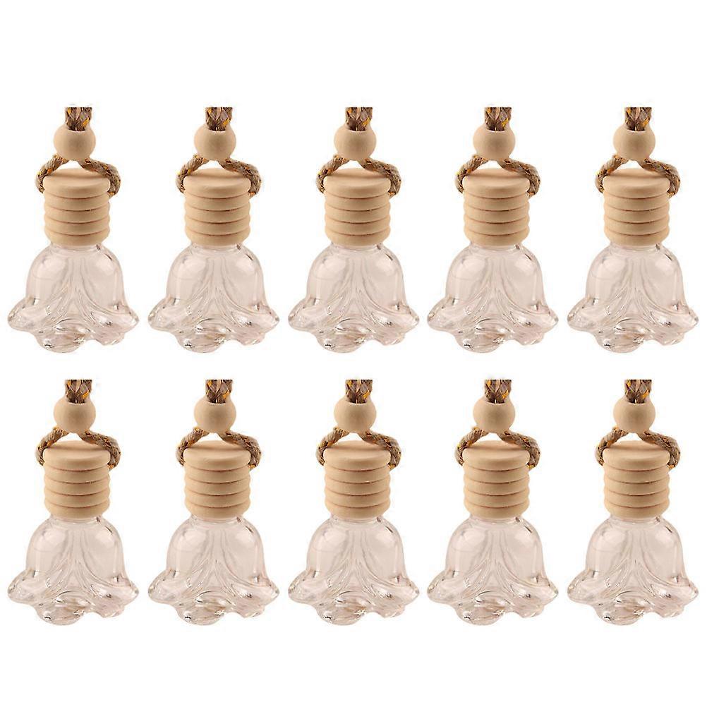 Aromatherapy Hanging Perfume Bottle Car Decoration Accessory 10Pcs