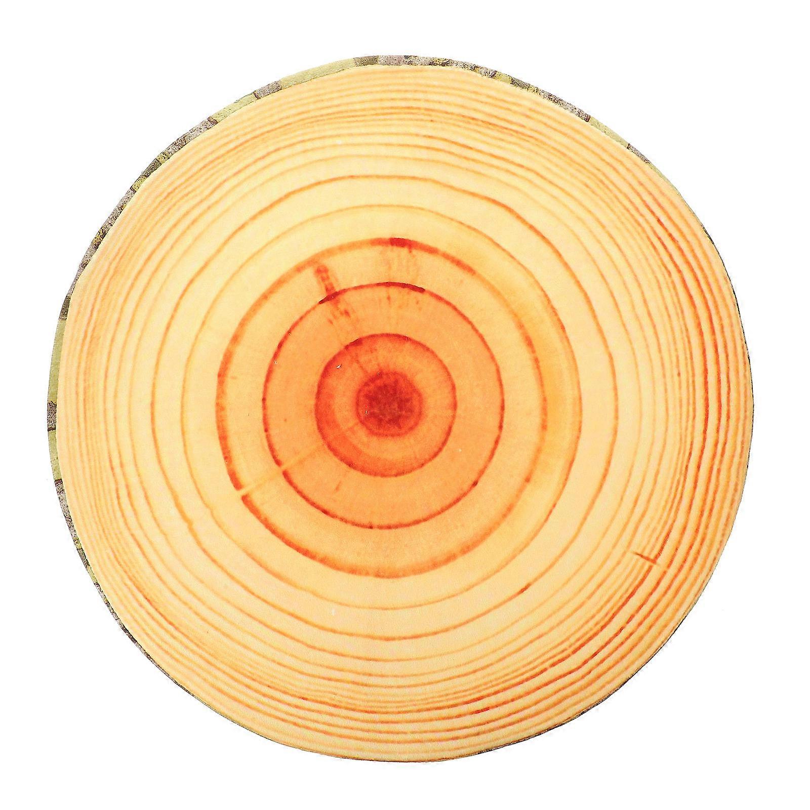 Simulation Stump Pillow Couch Decorative Cushion Multi-Colored 37x37x7cm Napping 1Pack
