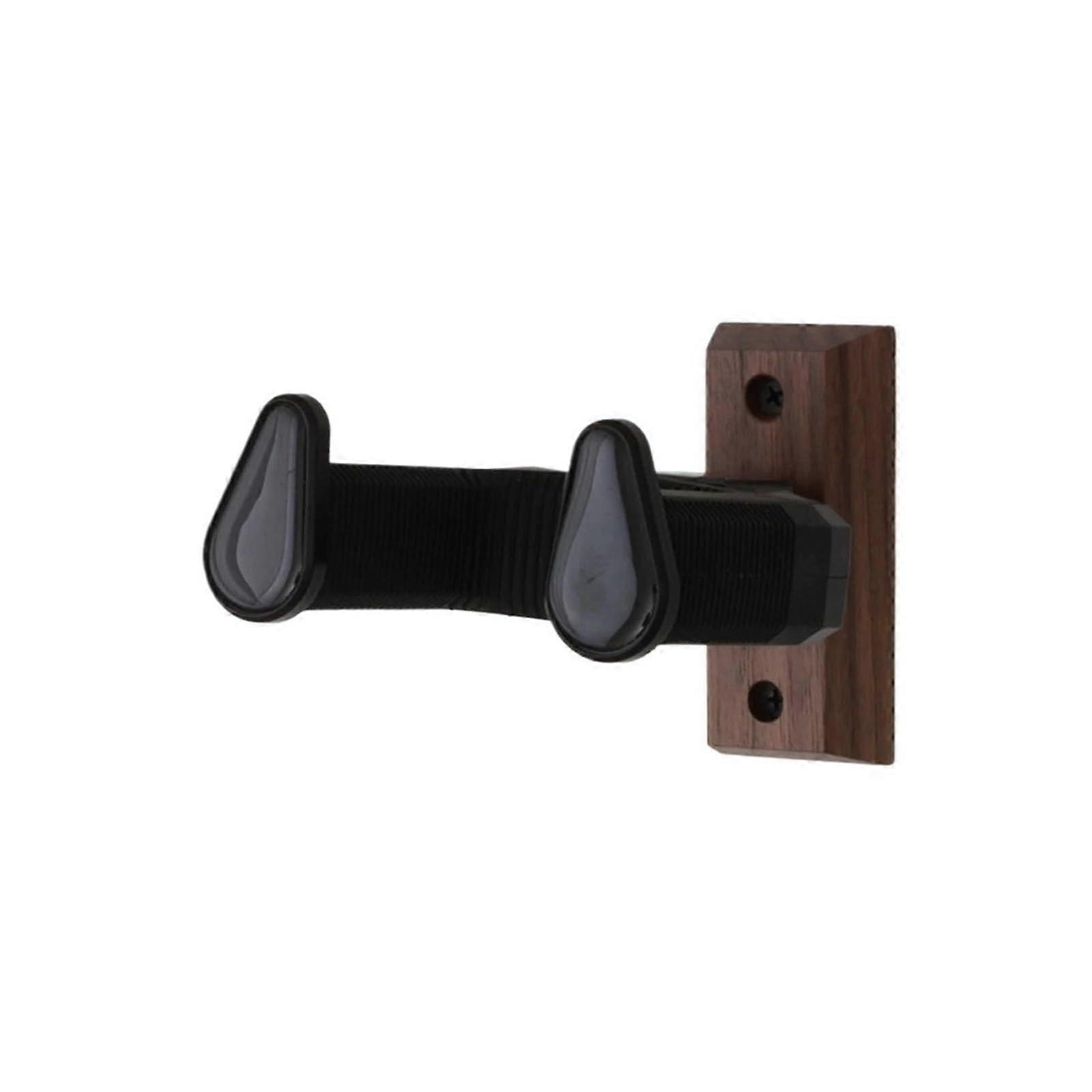 Auto Lock Guitar Wall Mount Hanger with ScratchProof Padding, SpaceSaving Holder for Guitars and Ukuleles