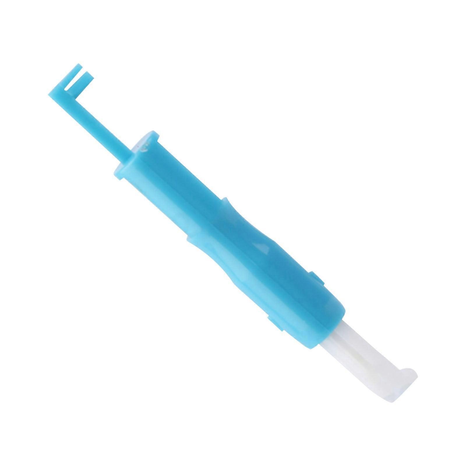 1 Pc Automatic Needle Threader for Sewing Machines, Compatible with Most Models, Blue