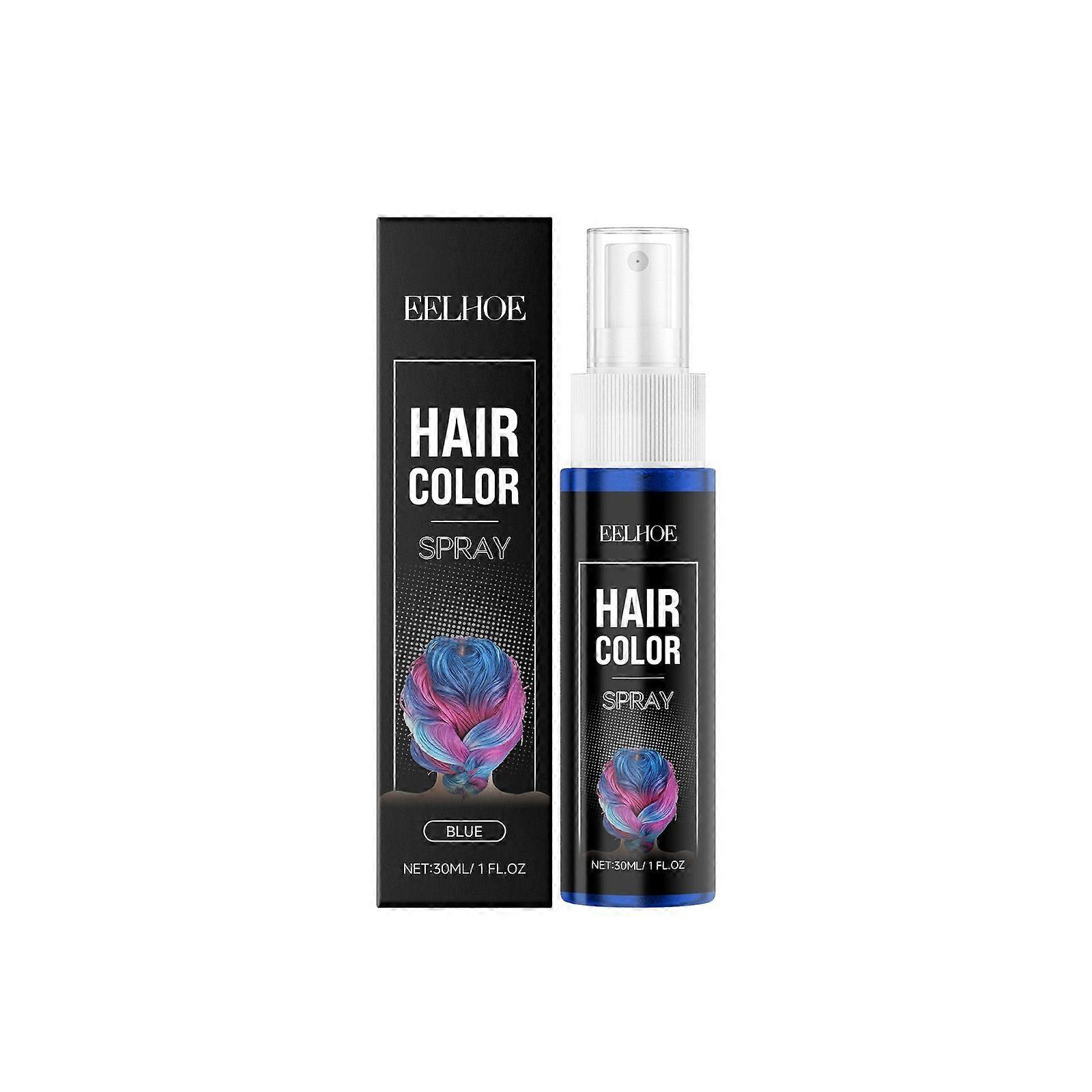 Eelhoe Blue Temporary Hair Spray Gentle, Moisturizing,