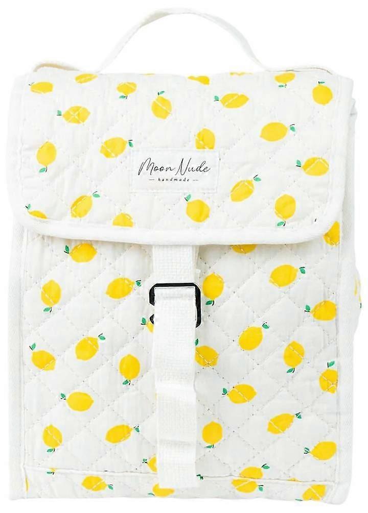 Moon Nude Lemonade Lunch Bag - White/Yellow