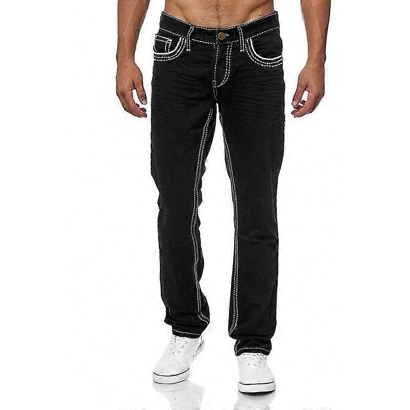 Men's Casual Slim Denim Jeans Pants