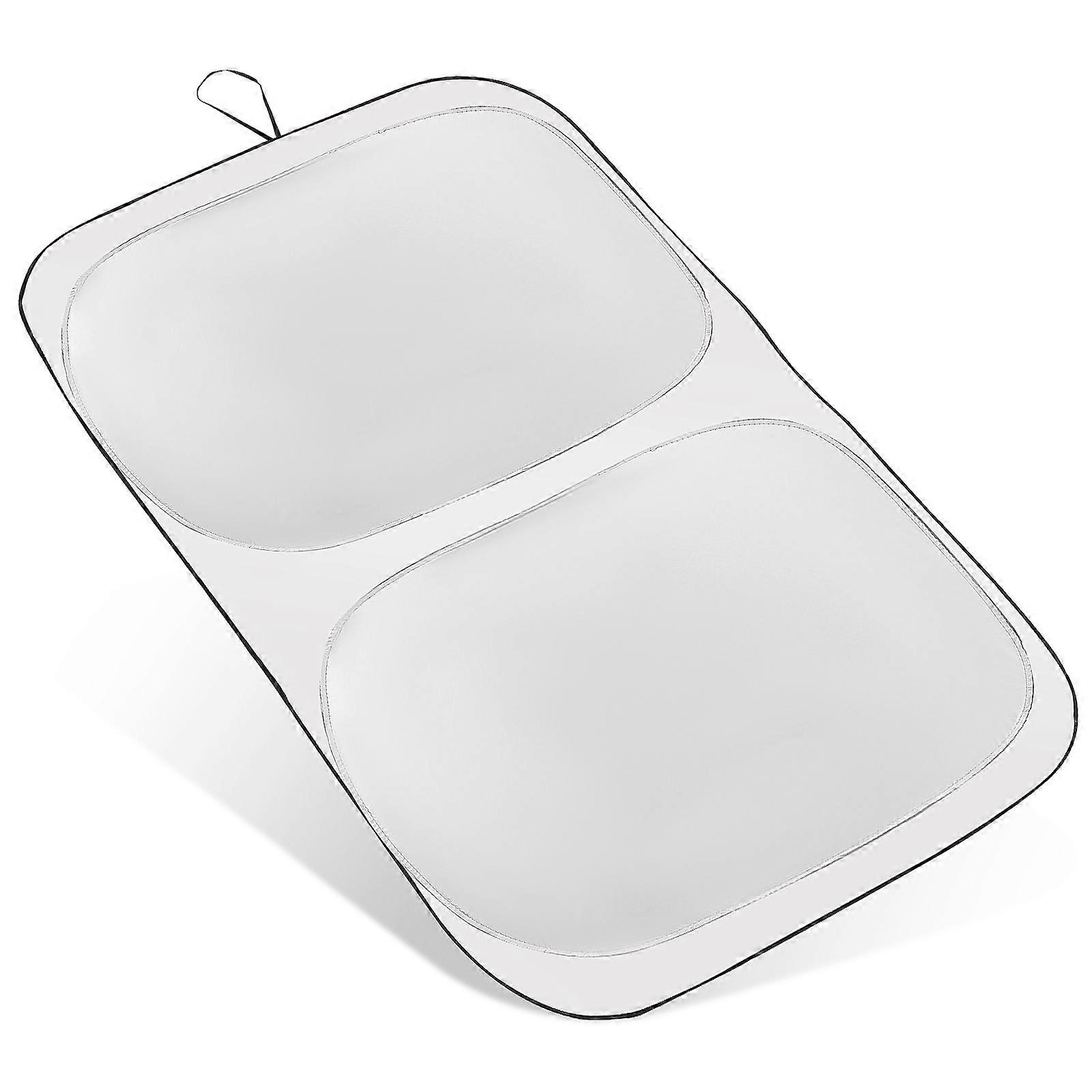 Silberner PVC-Auto-Sonnenschutz, einteilig