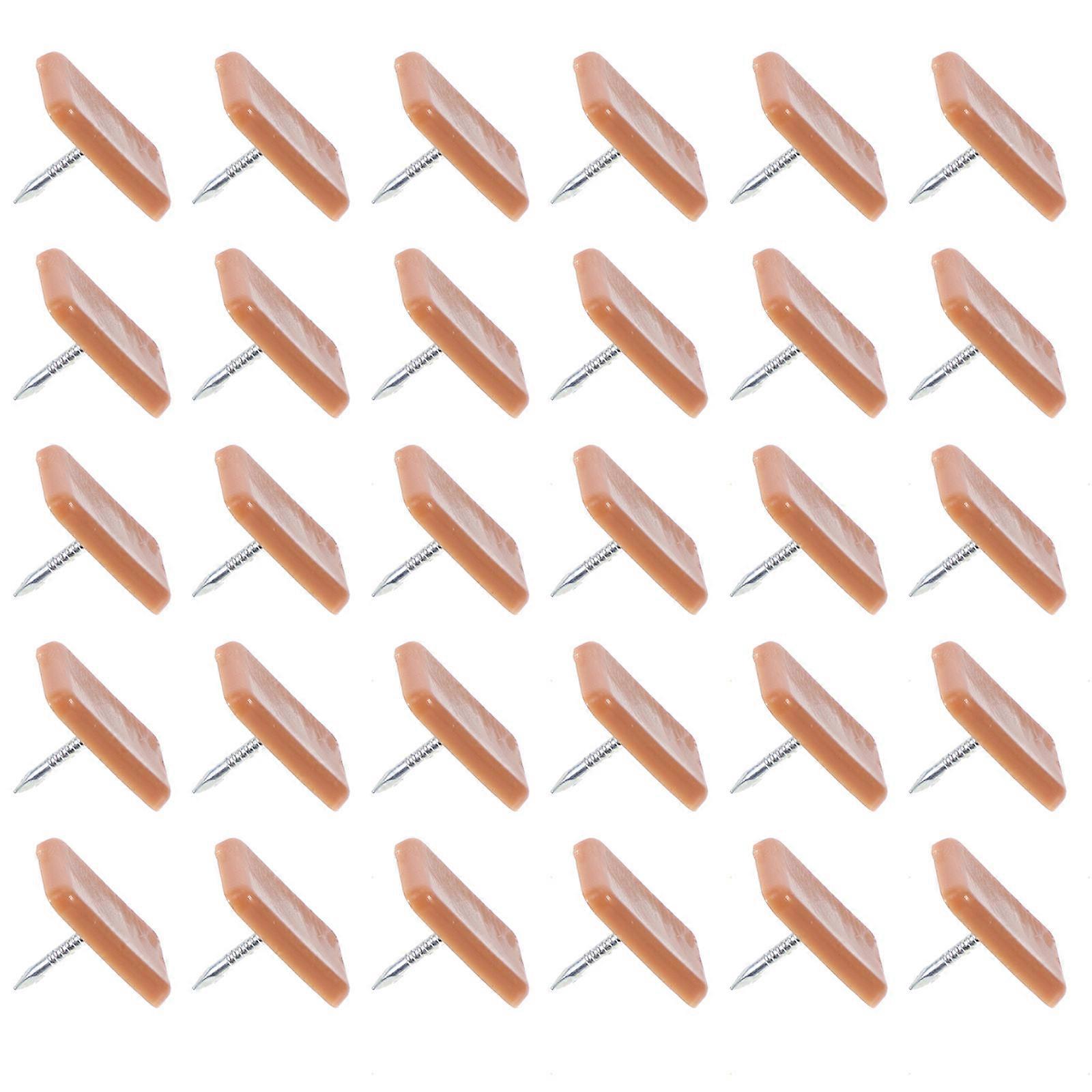 Furniture Square Nails for Drawer Sliding 60Pcs Plastic Rectangular Nails