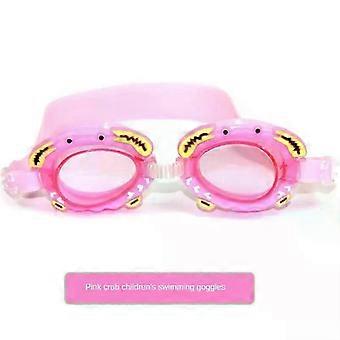 Silicone Kids Anti Fog Swimming Glasses Diving Surfing Adjustable Goggles Cartoon Design Boys Girls Bathing Summer Swim Eyewear,dbIAOS