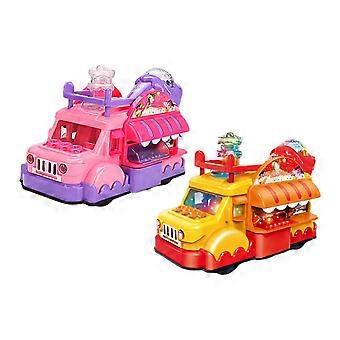 Universal Wheel Ice Cream Truck Toy with Music and Lights, Interactive Educational Moving Vehicle for Children