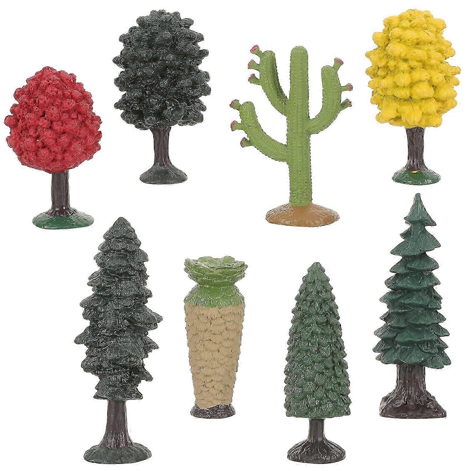 Simulated Tree Model for Decoration Mini Garden Layout 1Set