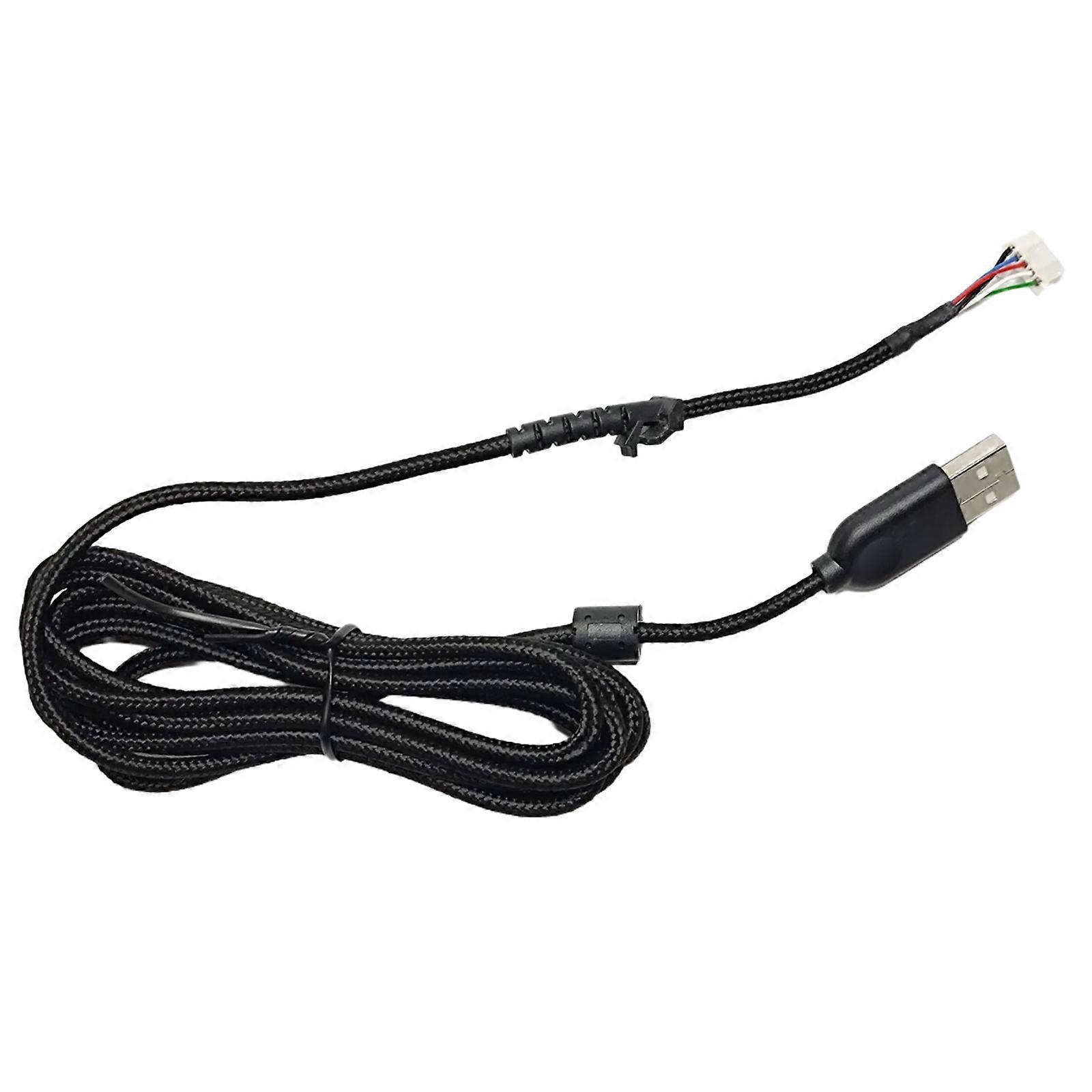 Nylons Braideds Gaming Mouse Cable for G502 Mouse Fast Response and Precise Control Multicolor