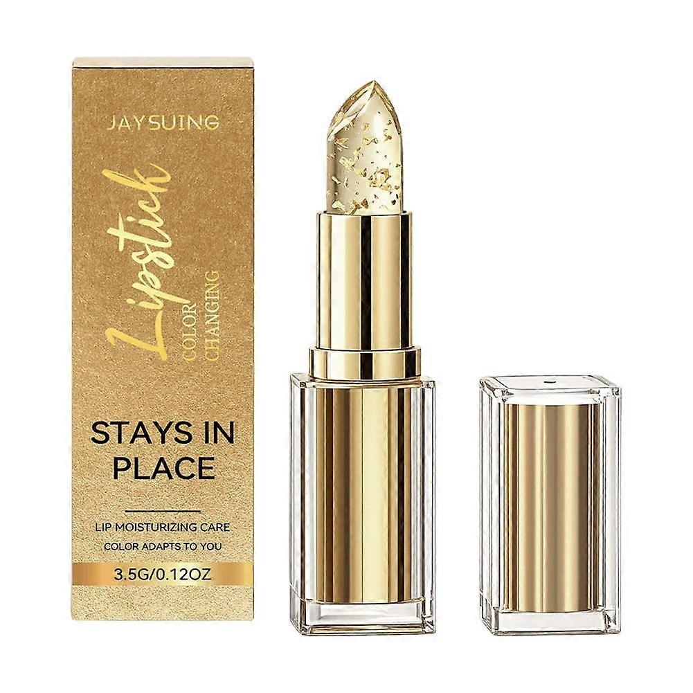 Gold Flake Color-changing Lipstick 3.5g - pH-responsive