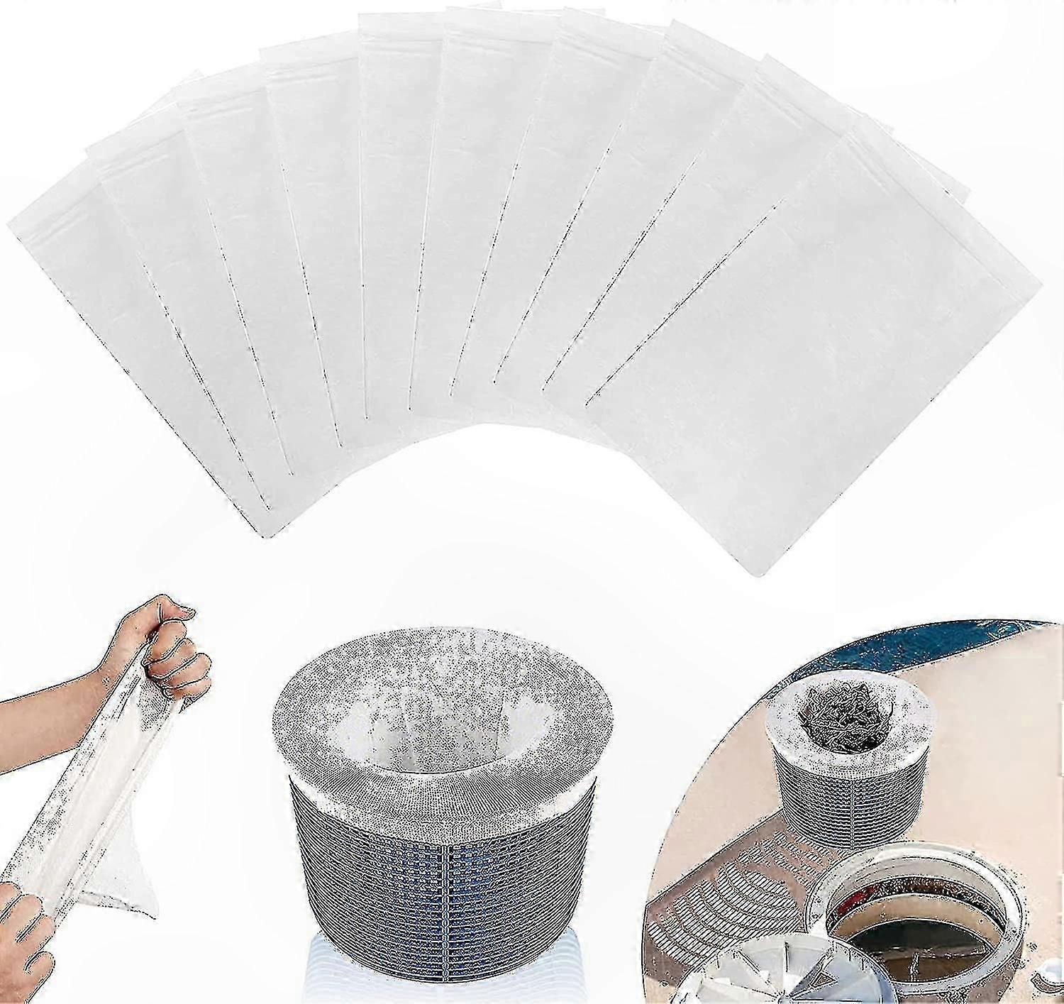 10-Pack Pool Skimmer Socks for Efficient Cleaning