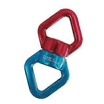 Drehgelenke für Hängematten, 30 kN, 360° drehbar, mit Haken, rot-blau