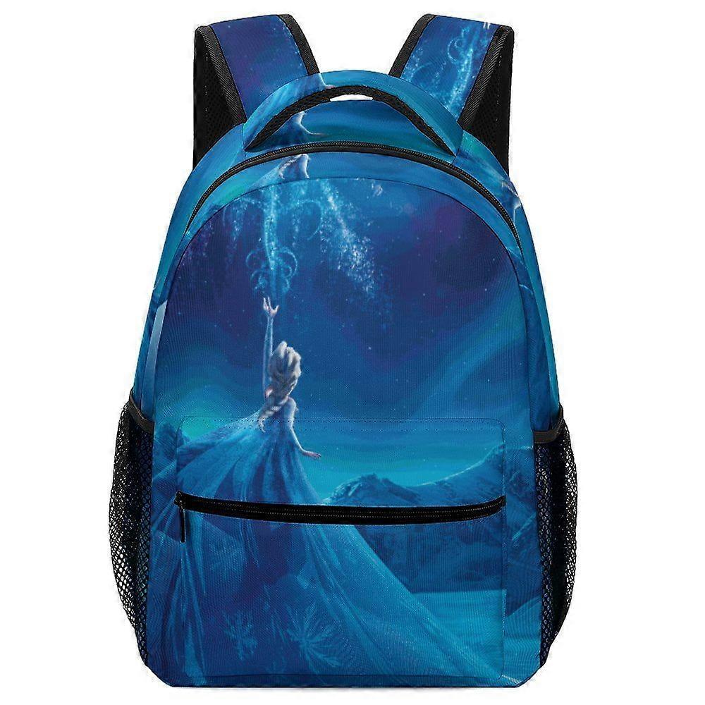 LA3187 Frozen Backpacks School Bag Bookbag Casual Daypack Backpacks for Travel Hiking